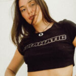 Baby Look Preta Feminina